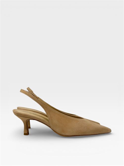 Décolleté Slingback in Camoscio Beige IL LACCIO | B35CAMOSCIOLEGNO